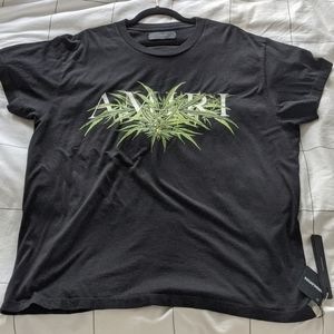 AMIRI CANNABIS DIAGRAM TEE BLACK